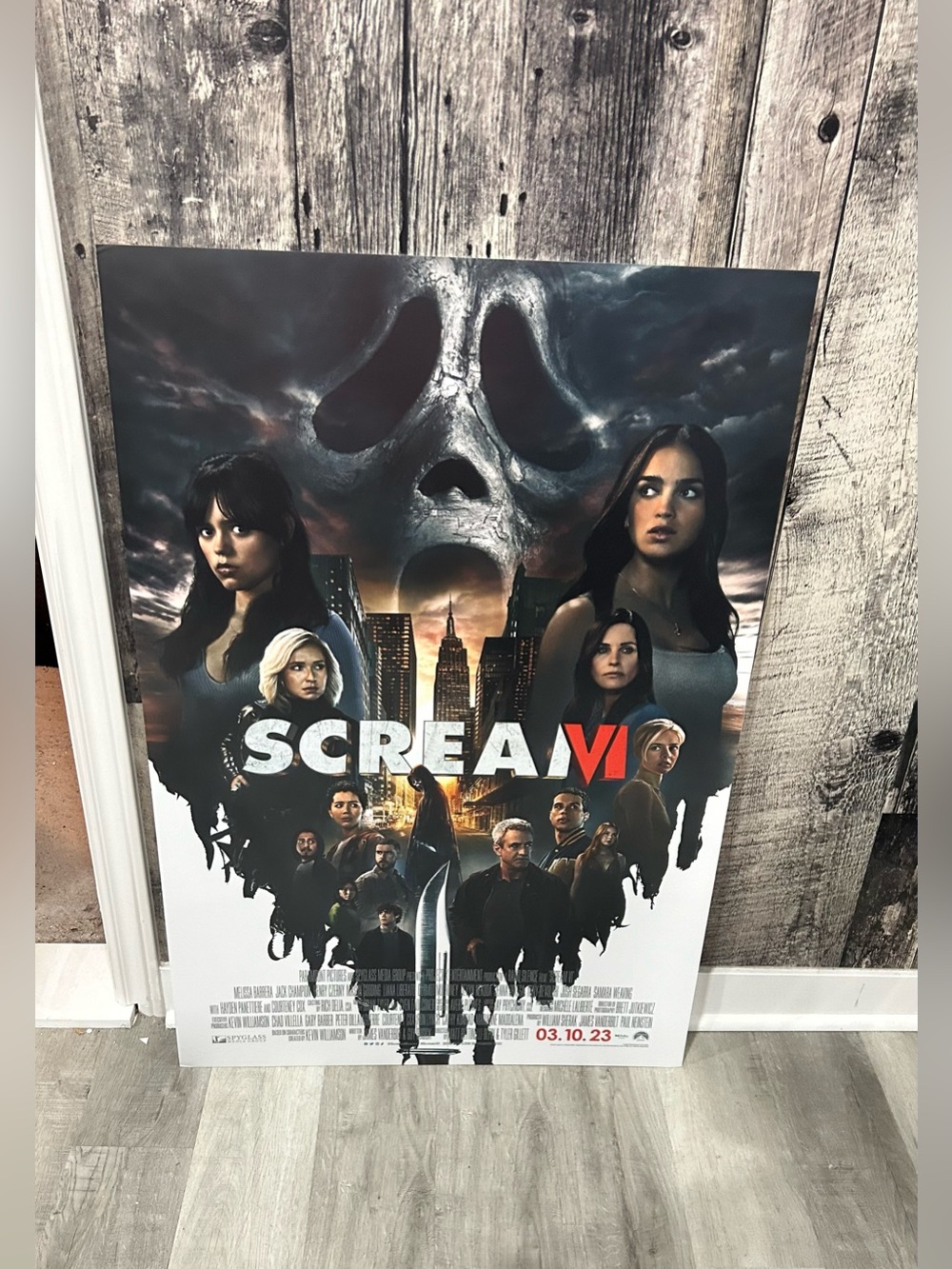 Scream 6 jumbo movie poster! Official!